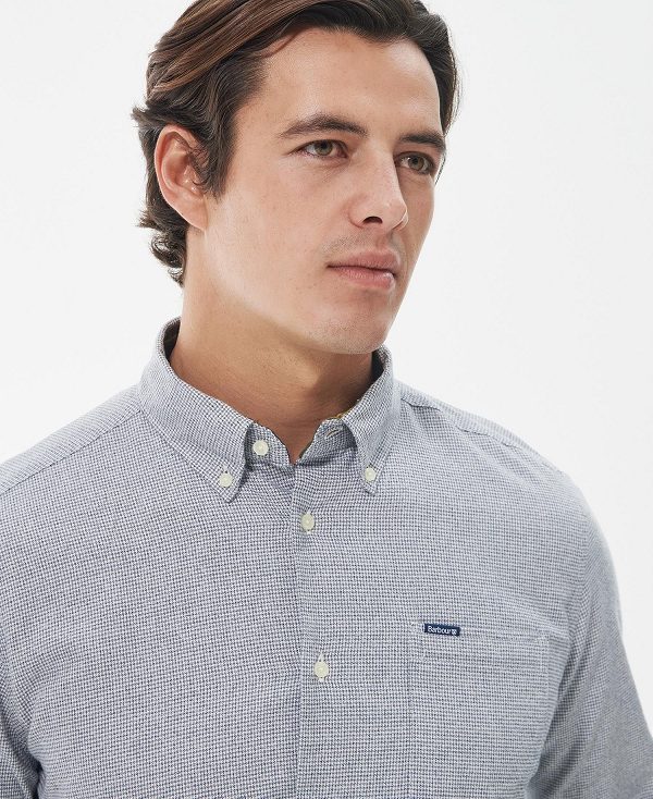 Barbour Turner Tailored Shirt Navy | BABO87926