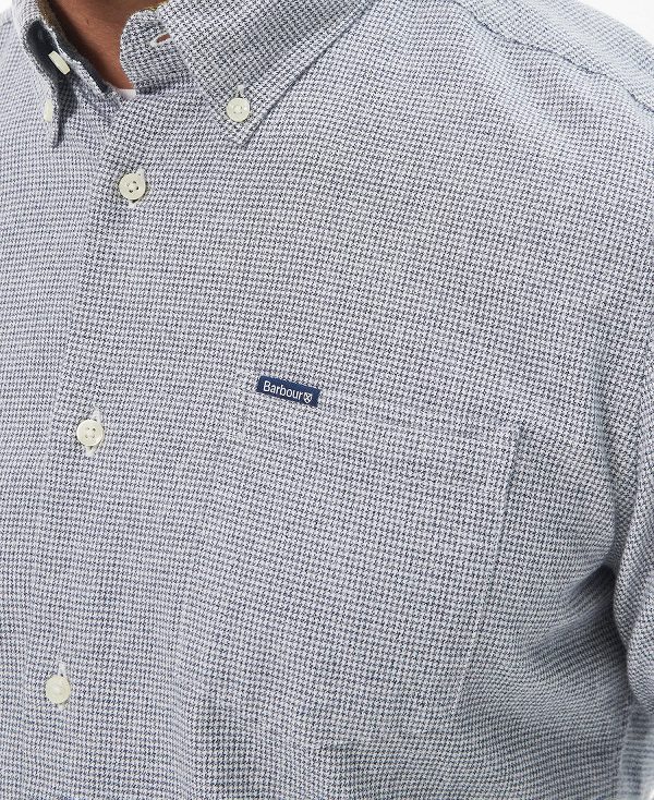 Barbour Turner Tailored Shirt Navy | BABO87926