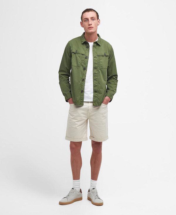 Barbour Twill Shorts Rainy Day | BABO88798