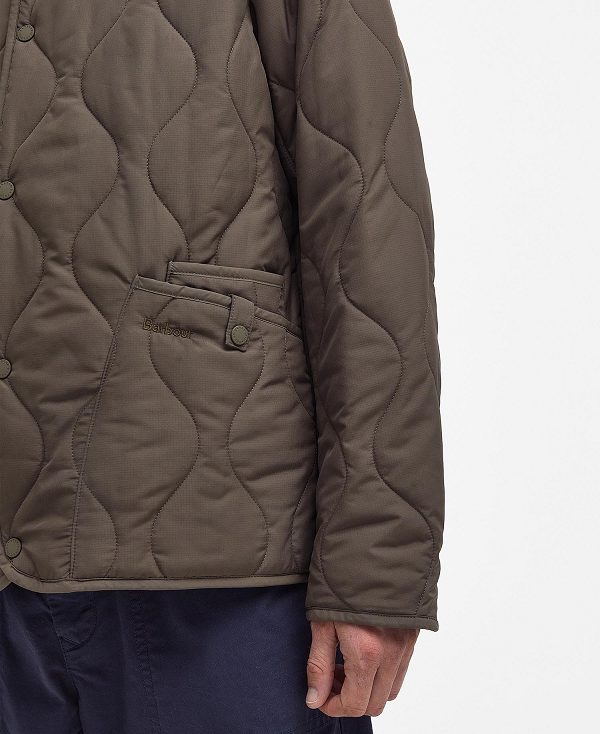 Barbour Utility Liddesdale Quilted Jacket Honey Gold | BABO87325