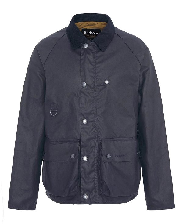 Barbour Utility Spey Waxed Jacket Classic Navy | BABO87197