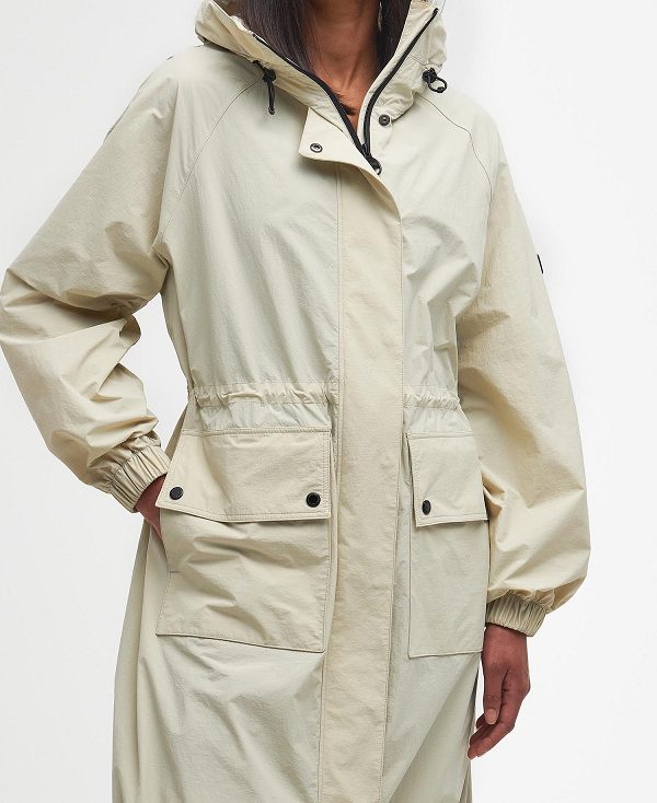 Barbour Varona Showerproof Parka Stone | BABO89404