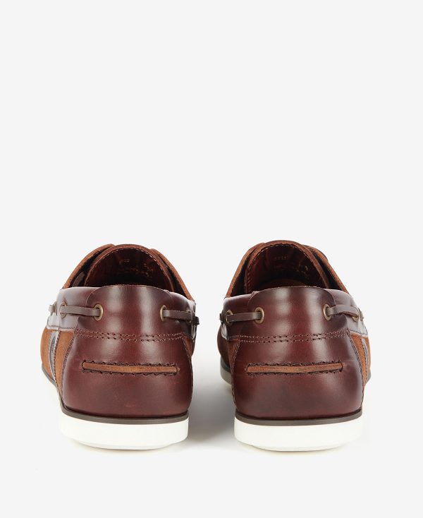 Barbour Wake Boat Shoes Brown | BABO88891