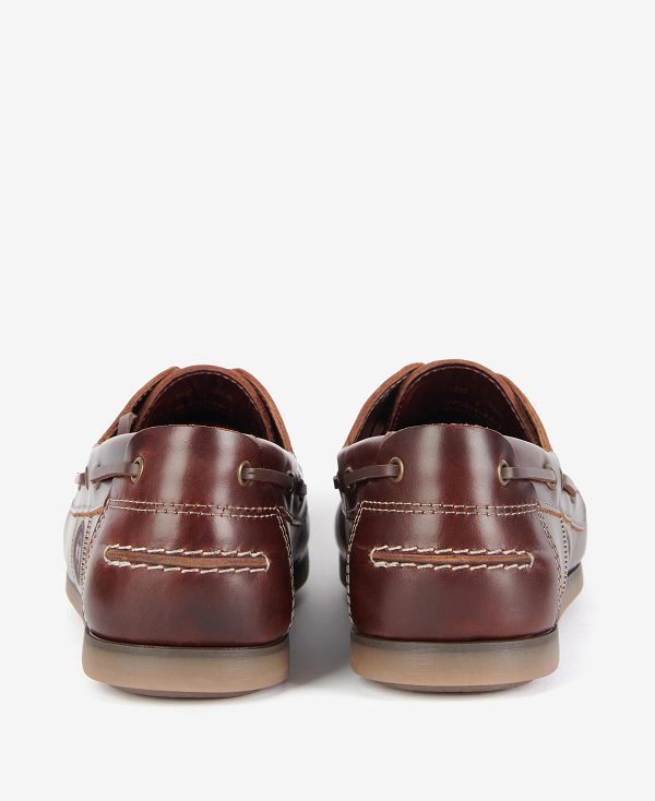 Barbour Wake Boat Shoes Brown | BABO88893