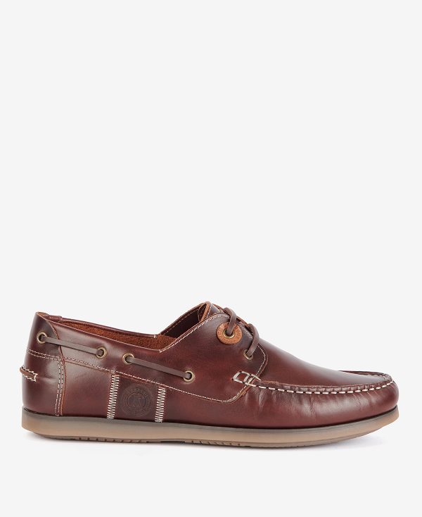 Barbour Wake Boat Shoes Brown | BABO88893