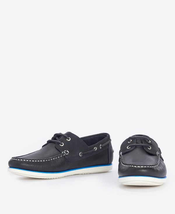 Barbour Wake Boat Shoes Navy | BABO88895