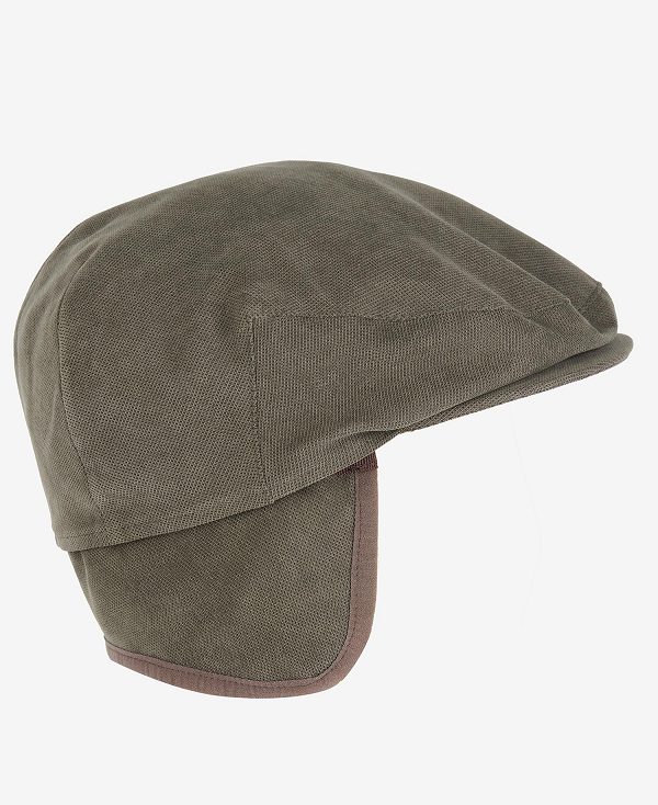 Barbour Waterproof Beaufort Flat Cap Classic Brown | BABO89007