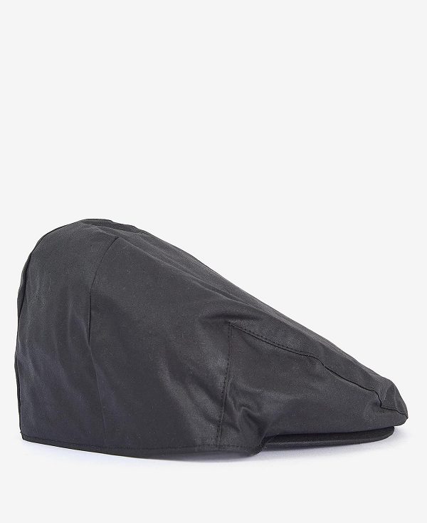 Barbour Wax Flat Cap Classic Black/Classic | BABO89072