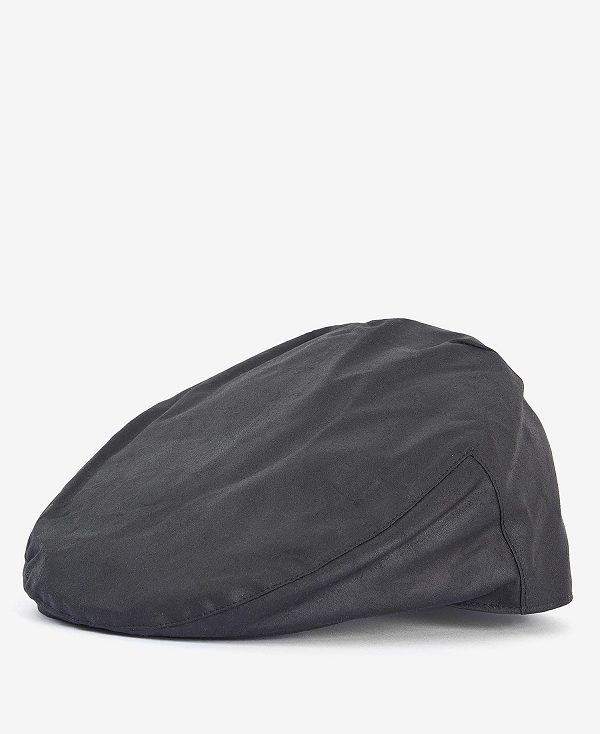 Barbour Wax Flat Cap Classic Black/Classic | BABO89072