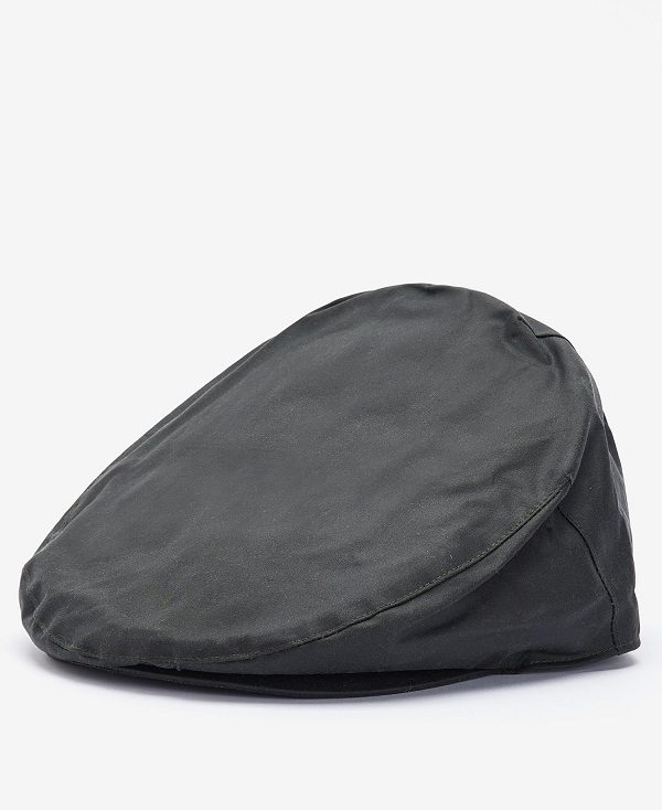 Barbour Wax Flat Cap Navy | BABO88962