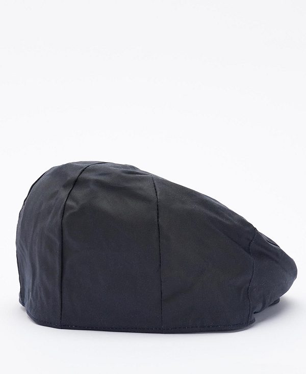 Barbour Wax Flat Cap Navy | BABO88966