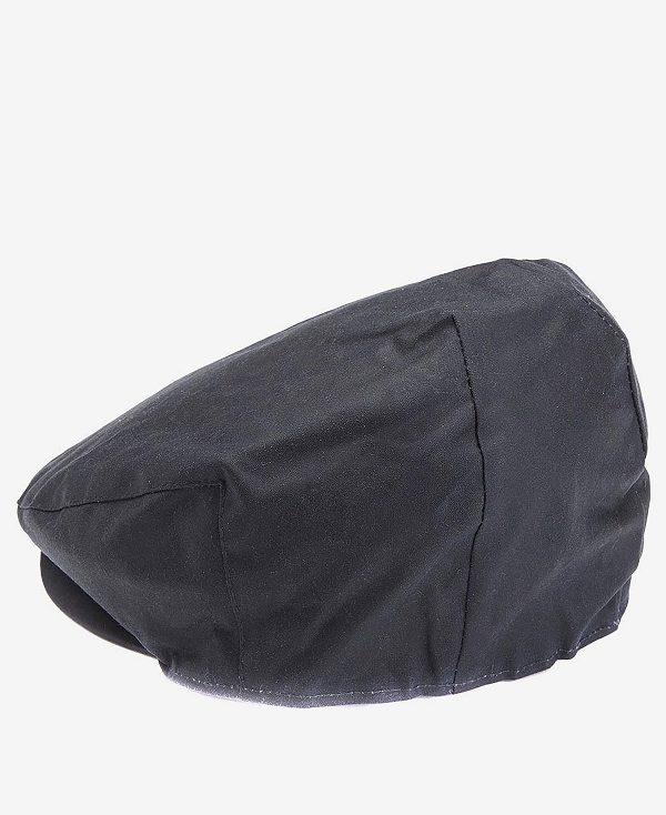 Barbour Wax Flat Cap Navy | BABO88966