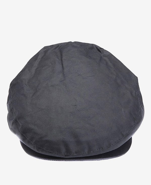 Barbour Wax Flat Cap Navy | BABO88966