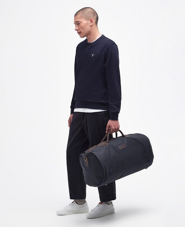 Barbour Wax Holdall Navy | BABO88936