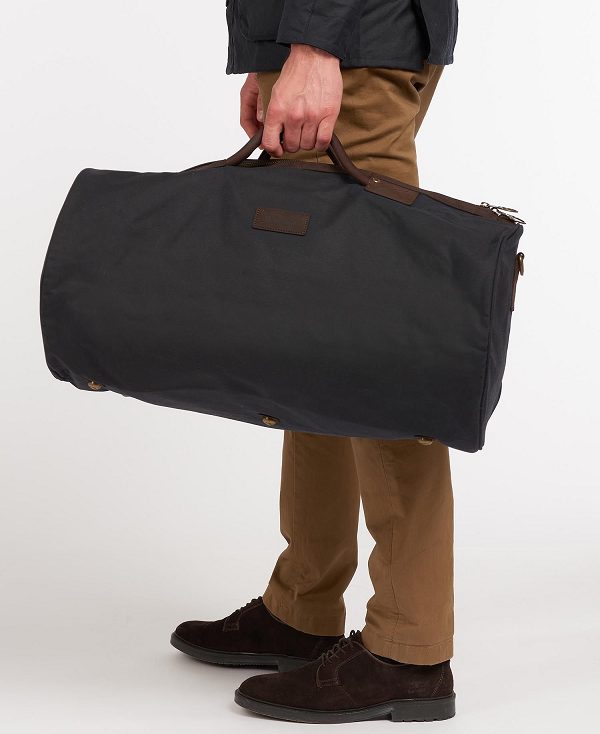 Barbour Wax Holdall Navy | BABO88936