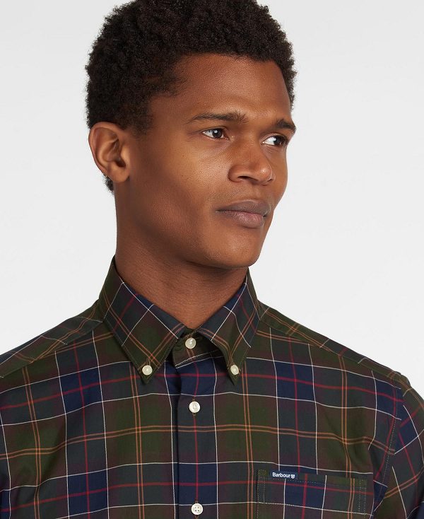 Barbour Wetheram Tailored Fit Shirt Classic Tartan | BABO87848