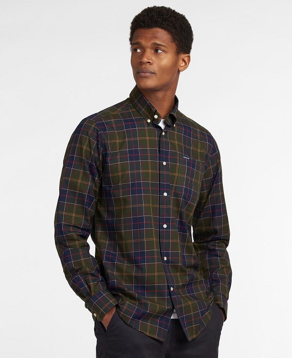 Barbour Wetheram Tailored Fit Shirt Classic Tartan | BABO87848