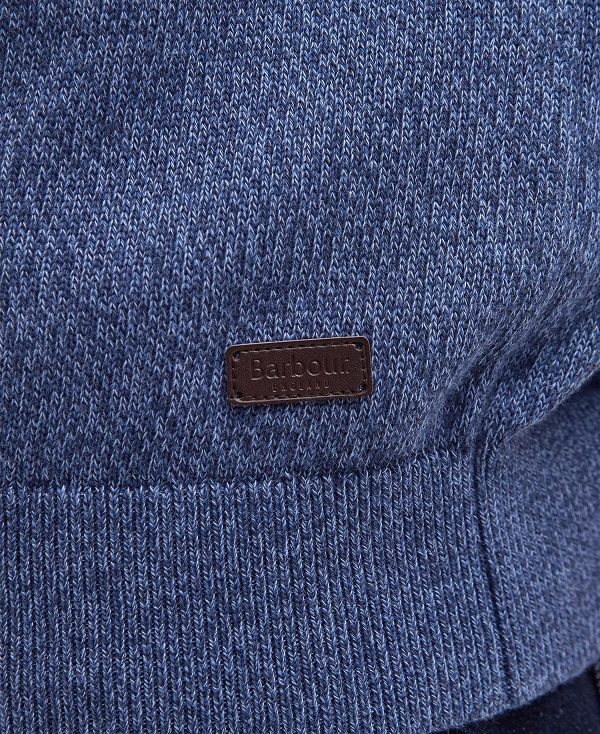 Barbour Whitfield Half-zip Jumper Classic Navy | BABO88610