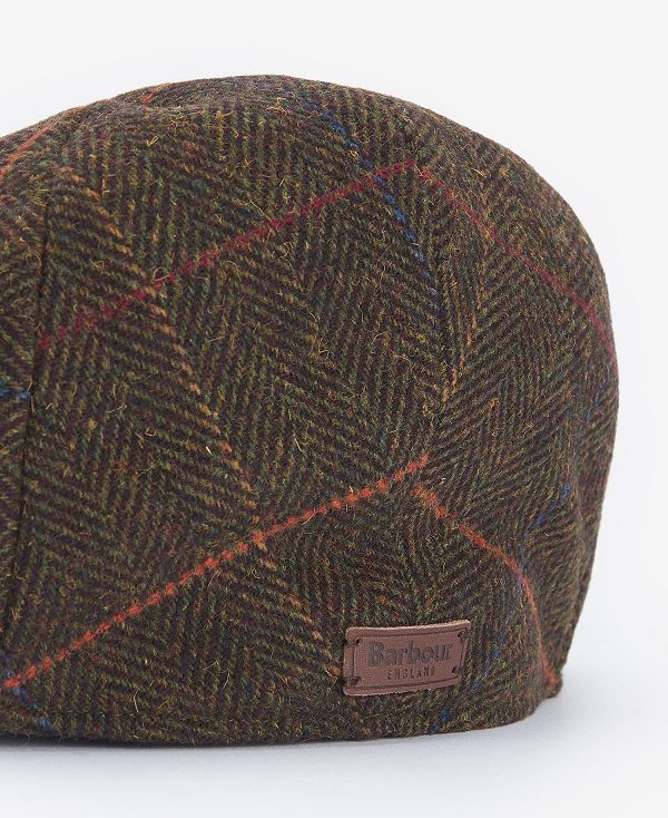 Barbour Wilkin Flat Cap Navy Herringbone | BABO89020