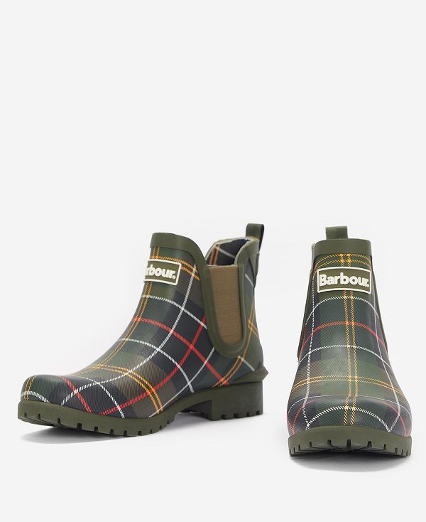 Barbour Wilton Wellingtons Navy | BABO89943