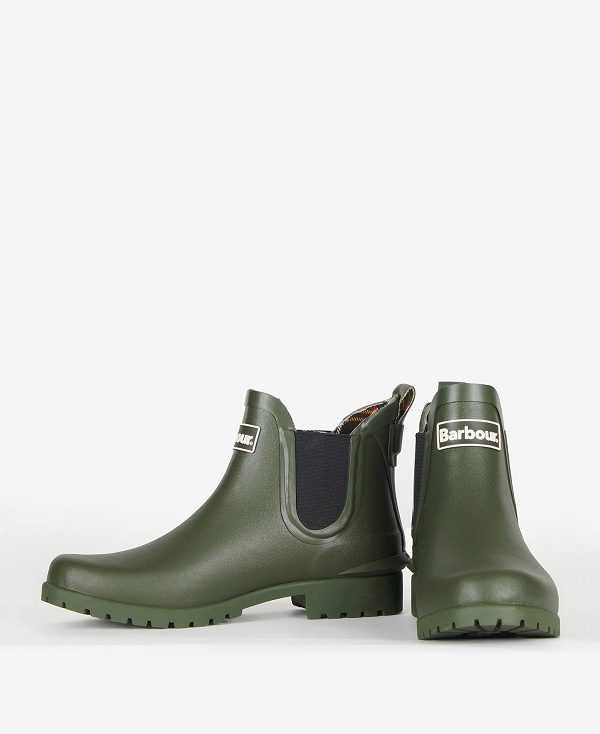 Barbour Wilton Wellingtons Olive | BABO89926