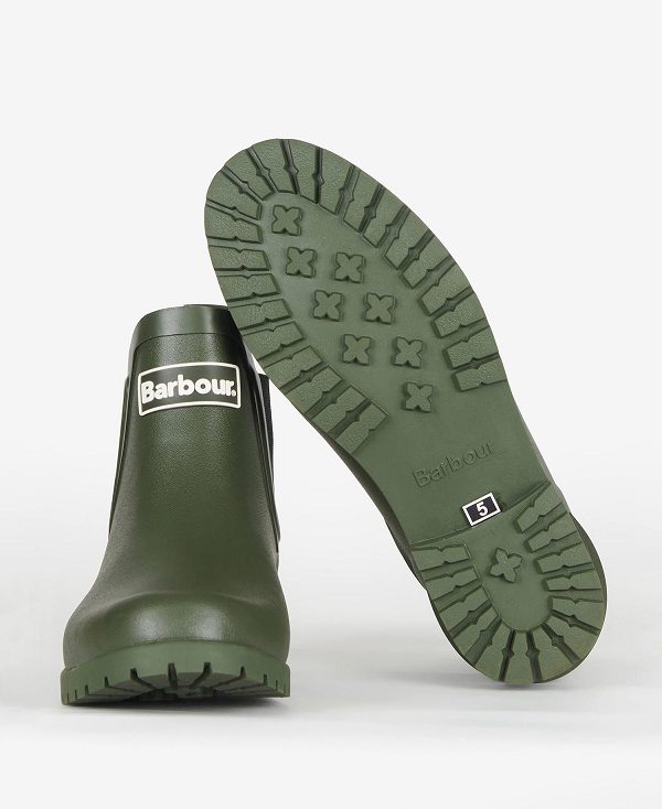 Barbour Wilton Wellingtons Olive | BABO89926