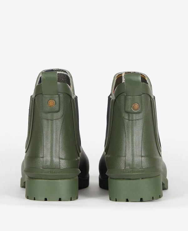 Barbour Wilton Wellingtons Olive | BABO89926