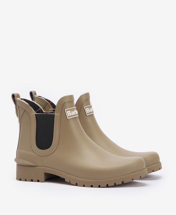 Barbour Wilton Wellingtons Sandstone | BABO89933