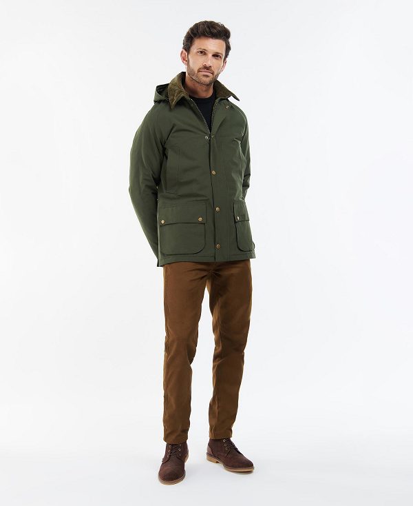 Barbour Winter Ashby Waterproof Jacket Olive | BABO87411