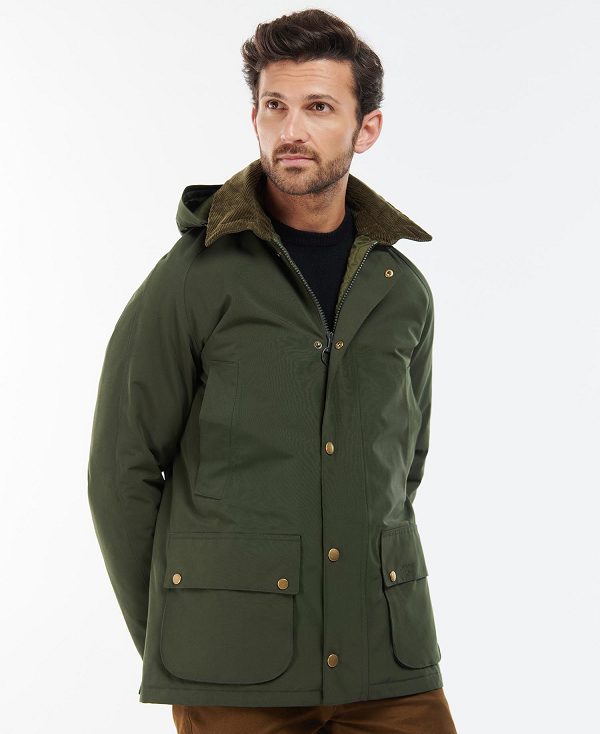 Barbour Winter Ashby Waterproof Jacket Olive | BABO87411