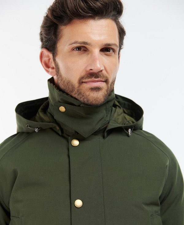 Barbour Winter Ashby Waterproof Jacket Olive | BABO87411