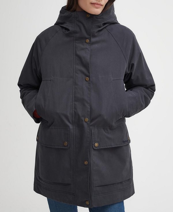 Barbour Winter Beadnell Jacket Dark Navy/Classic | BABO89391