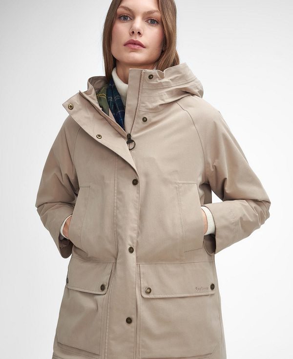 Barbour Winter Beadnell Jacket Sand Dune/Classic | BABO89395