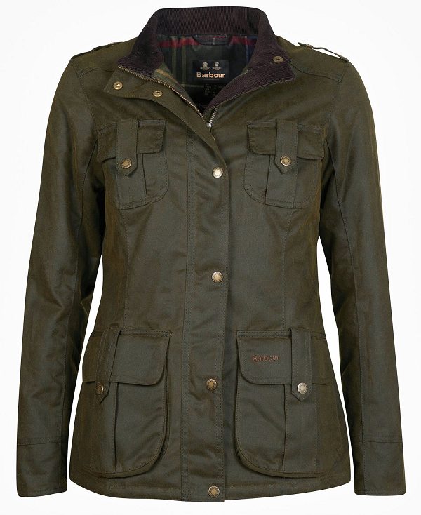 Barbour Winter Defence Wax Jacket Olive/Classic | BABO89216