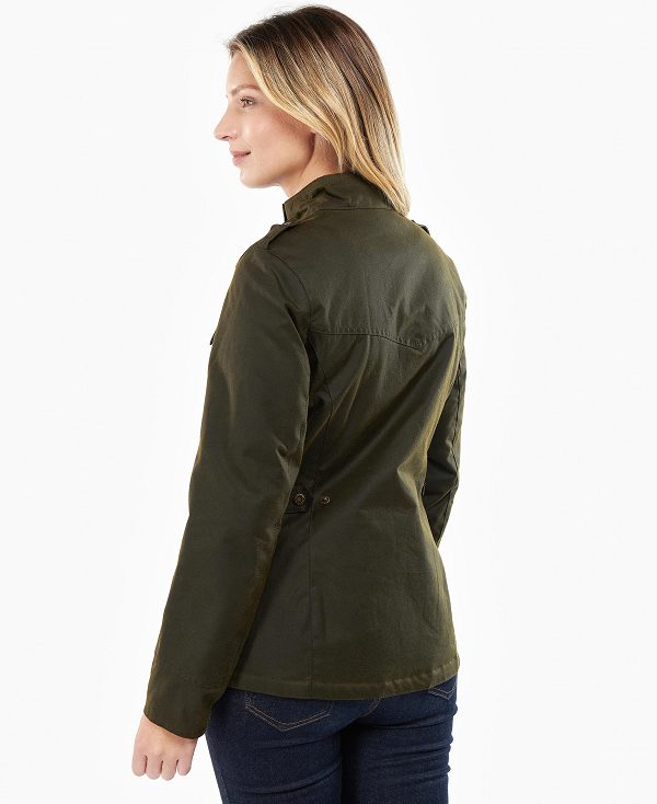 Barbour Winter Defence Wax Jacket Olive/Classic | BABO89216