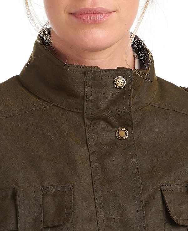 Barbour Winter Defence Wax Jacket Olive/Classic | BABO89216