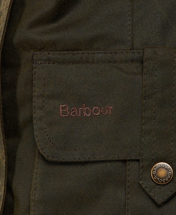 Barbour Winter Defence Wax Jacket Olive/Classic | BABO89216