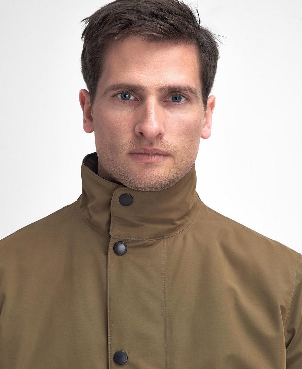 Barbour Winter Spoonbill Waterproof Jacket Clay | BABO87418