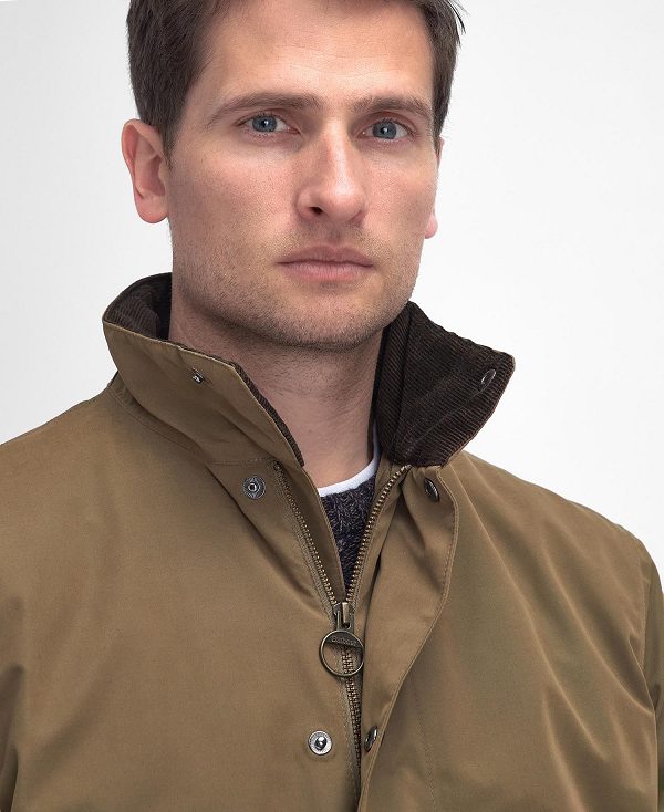 Barbour Winter Spoonbill Waterproof Jacket Clay | BABO87418