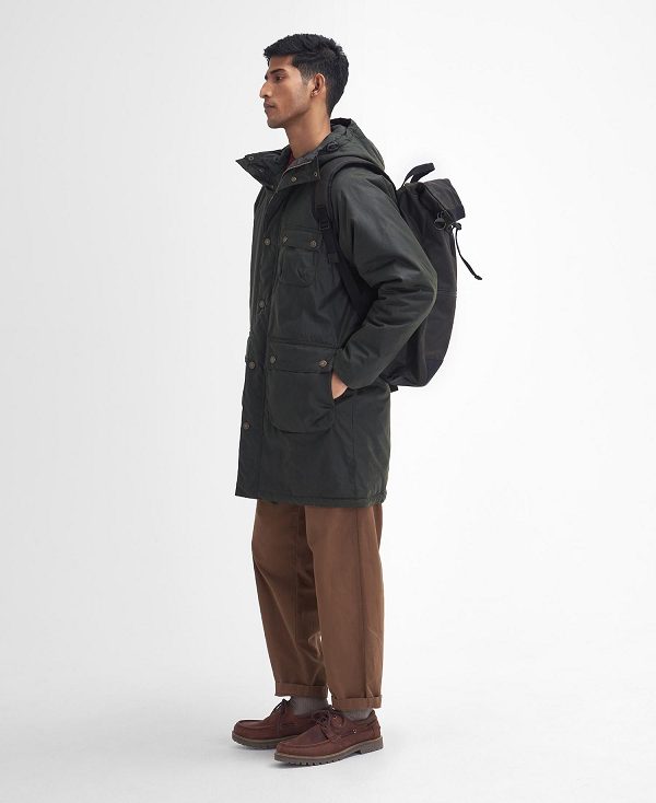 Barbour Winter Waxed Parka Fern | BABO87224