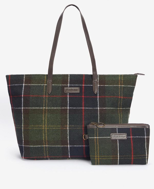 Barbour Witford Tartan Tote Bag Classic Tartan | BABO89949