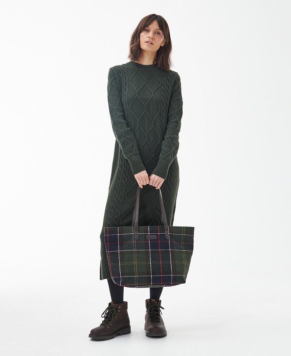 Barbour Witford Tartan Tote Bag Classic Tartan | BABO89949