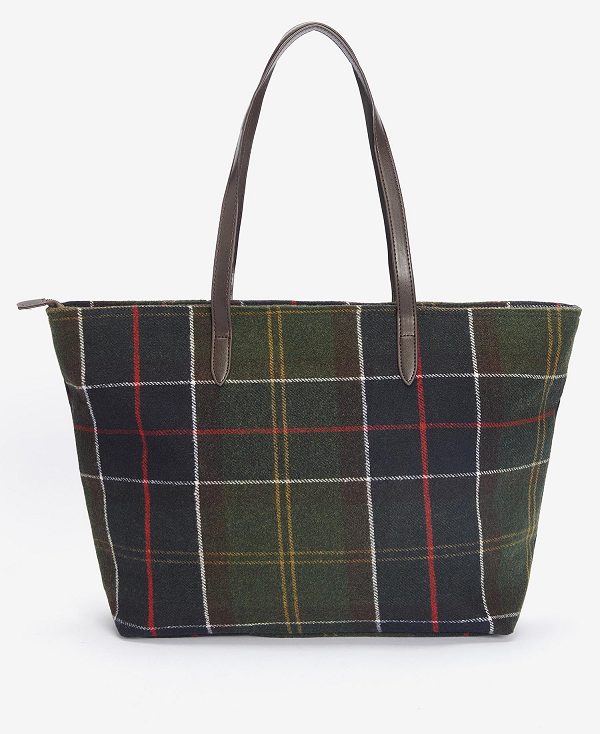 Barbour Witford Tartan Tote Bag Classic Tartan | BABO89949