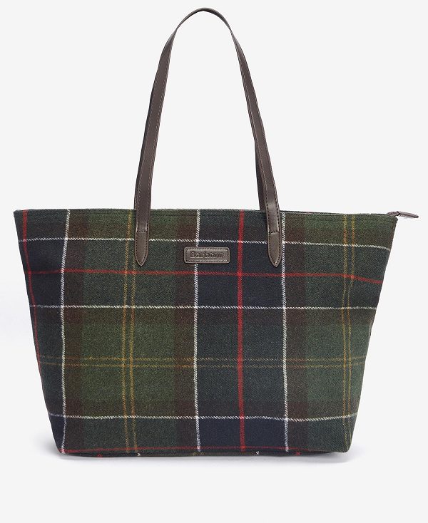 Barbour Witford Tartan Tote Bag Classic Tartan | BABO89949