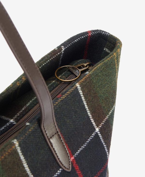 Barbour Witford Tartan Tote Bag Classic Tartan | BABO89949