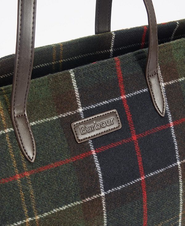 Barbour Witford Tartan Tote Bag Classic Tartan | BABO89949