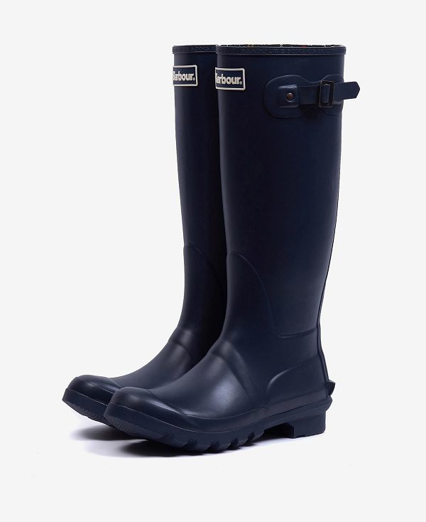 Barbour Women'S Bede Wellington Boots Navy | BABO89919