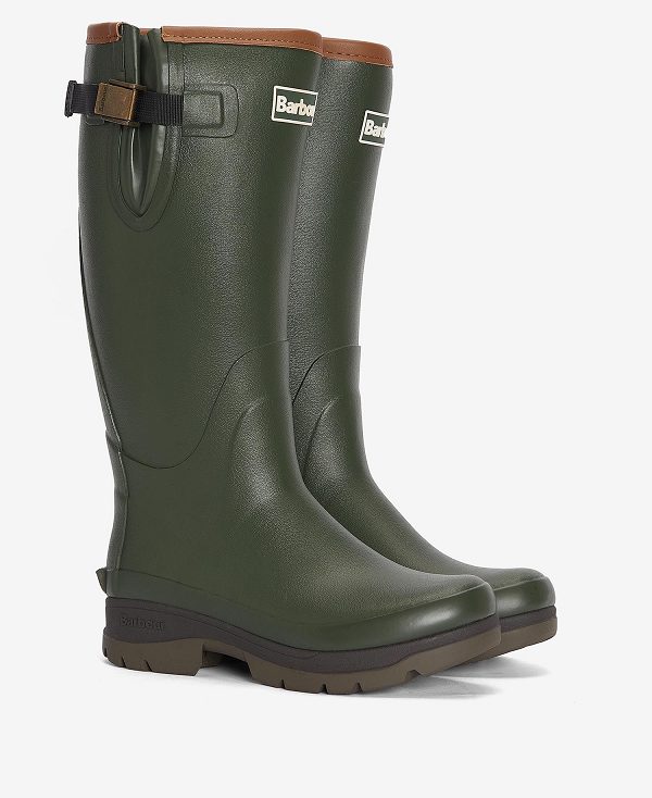 Barbour Women'S Tempest Wellington Boots Olive | BABO89925