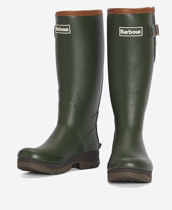 Barbour Women'S Tempest Wellington Boots Olive | BABO89925