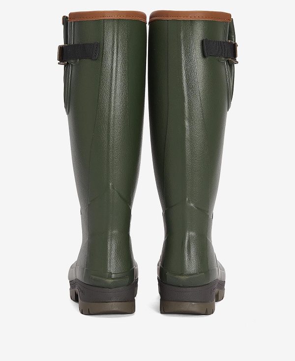 Barbour Women'S Tempest Wellington Boots Olive | BABO89925